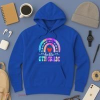 Hello Sixth Grade Back To School 6Th Grade Squad Teacher Great Gift Hoodie thumb 3