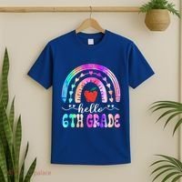 Hello Sixth Grade Back To School 6Th Grade Squad Teacher Great Gift T-Shirt thumb 2