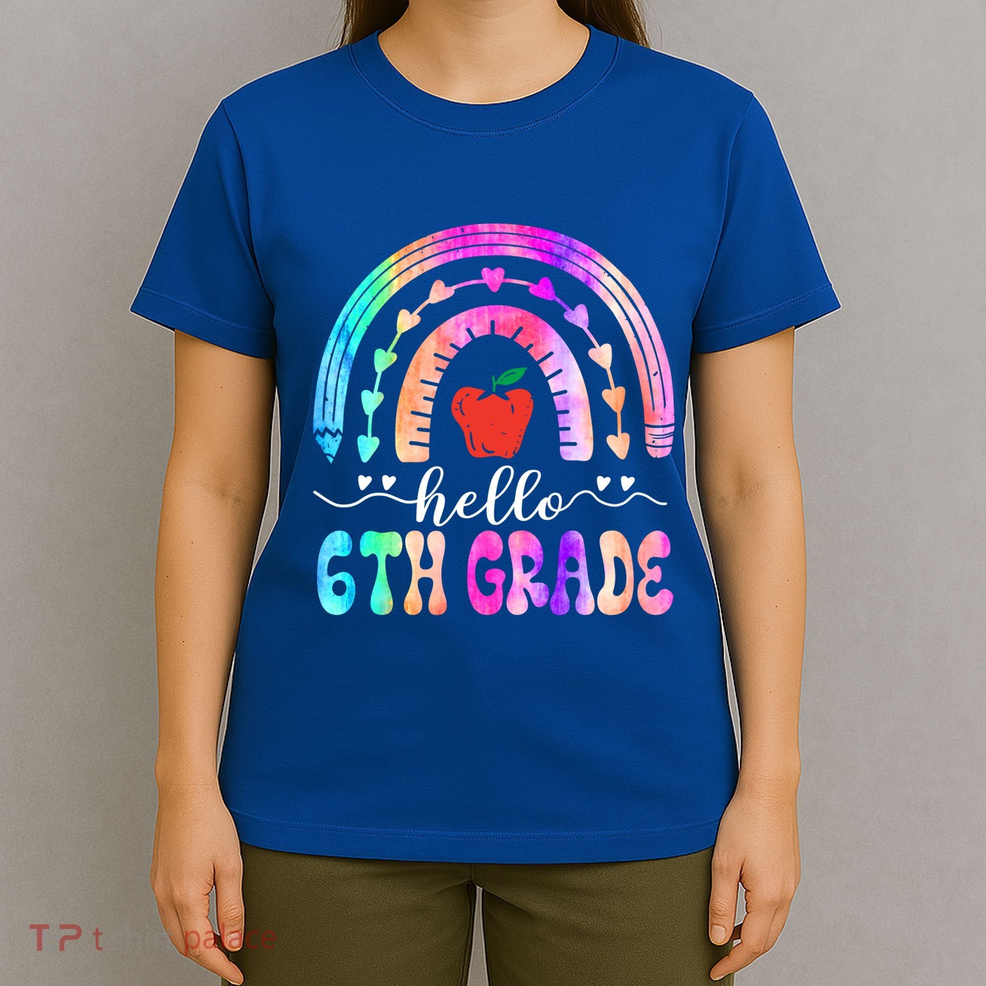 Hello Sixth Grade Back To School 6Th Grade Squad Teacher Great Gift T-Shirt