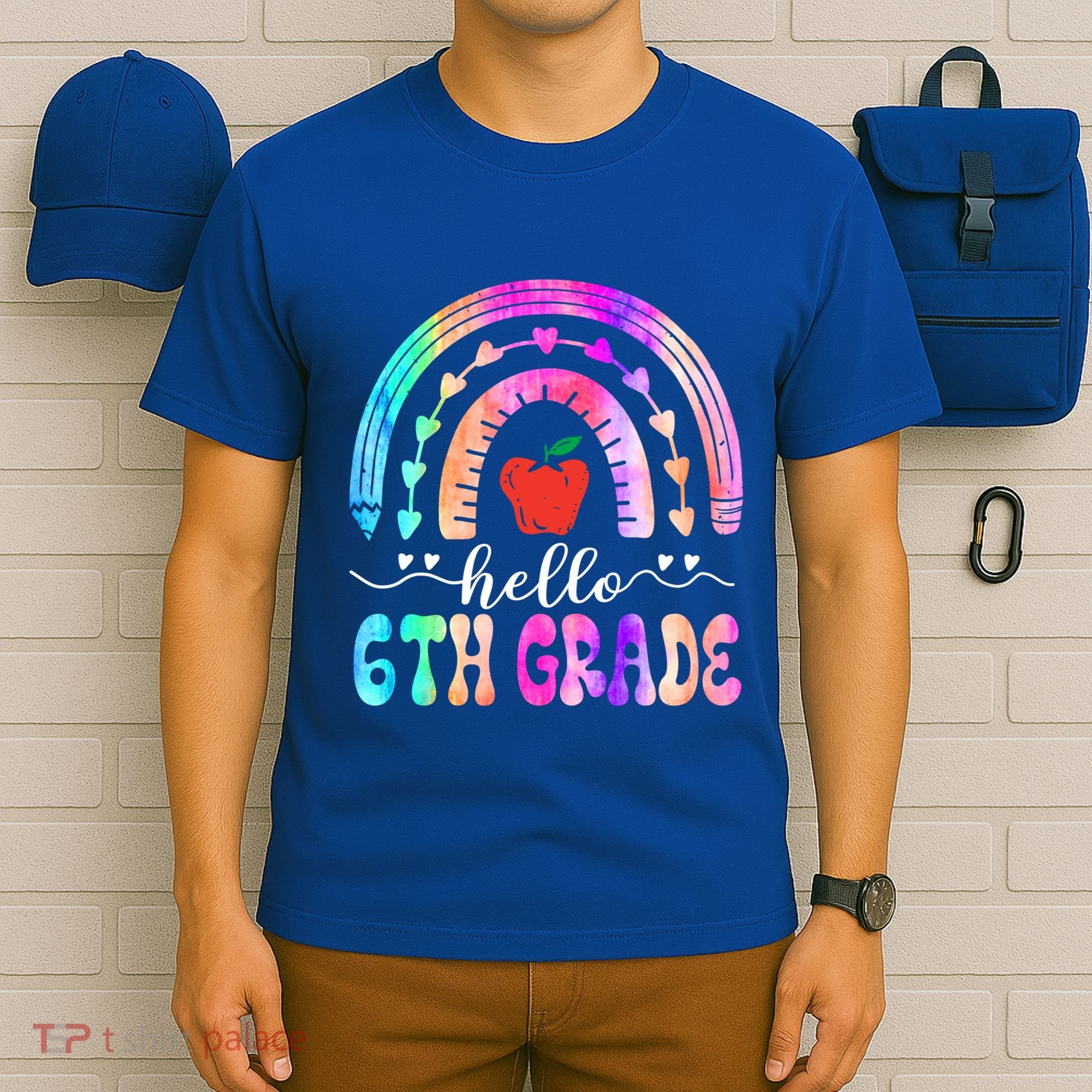 Hello Sixth Grade Back To School 6Th Grade Squad Teacher Great Gift T-Shirt