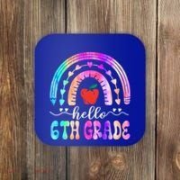 Hello Sixth Grade Back To School 6Th Grade Squad Teacher Great Gift Coaster thumb 0