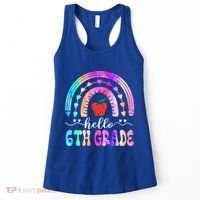 Hello Sixth Grade Back To School 6Th Grade Squad Teacher Great Gift Women's Tank Top thumb 0
