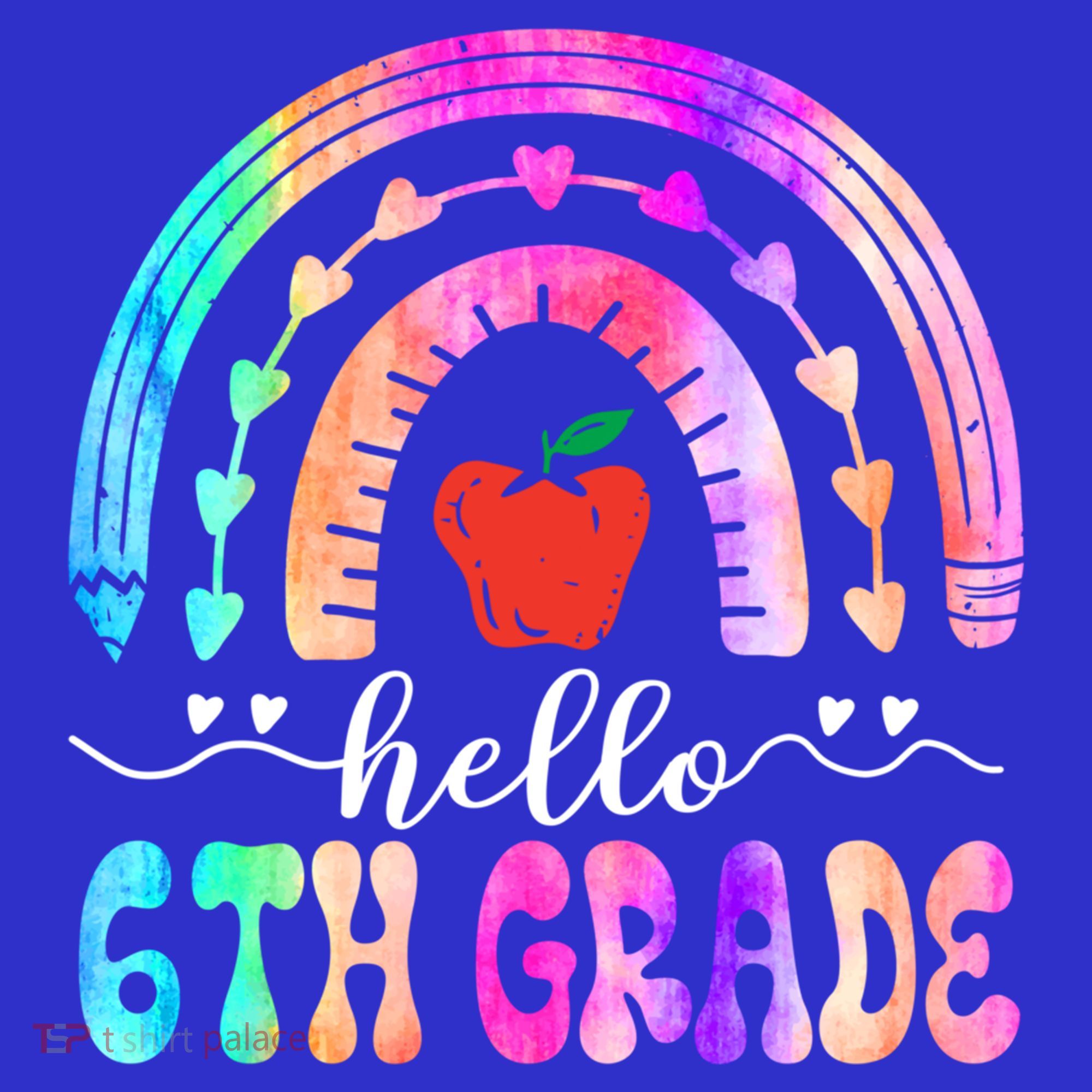Hello Sixth Grade Back To School 6Th Grade Squad Teacher Great Gift Women's Tank Top