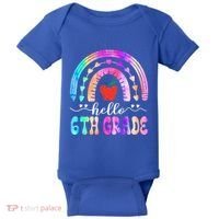 Hello Sixth Grade Back To School 6Th Grade Squad Teacher Great Gift Baby Bodysuit thumb 0