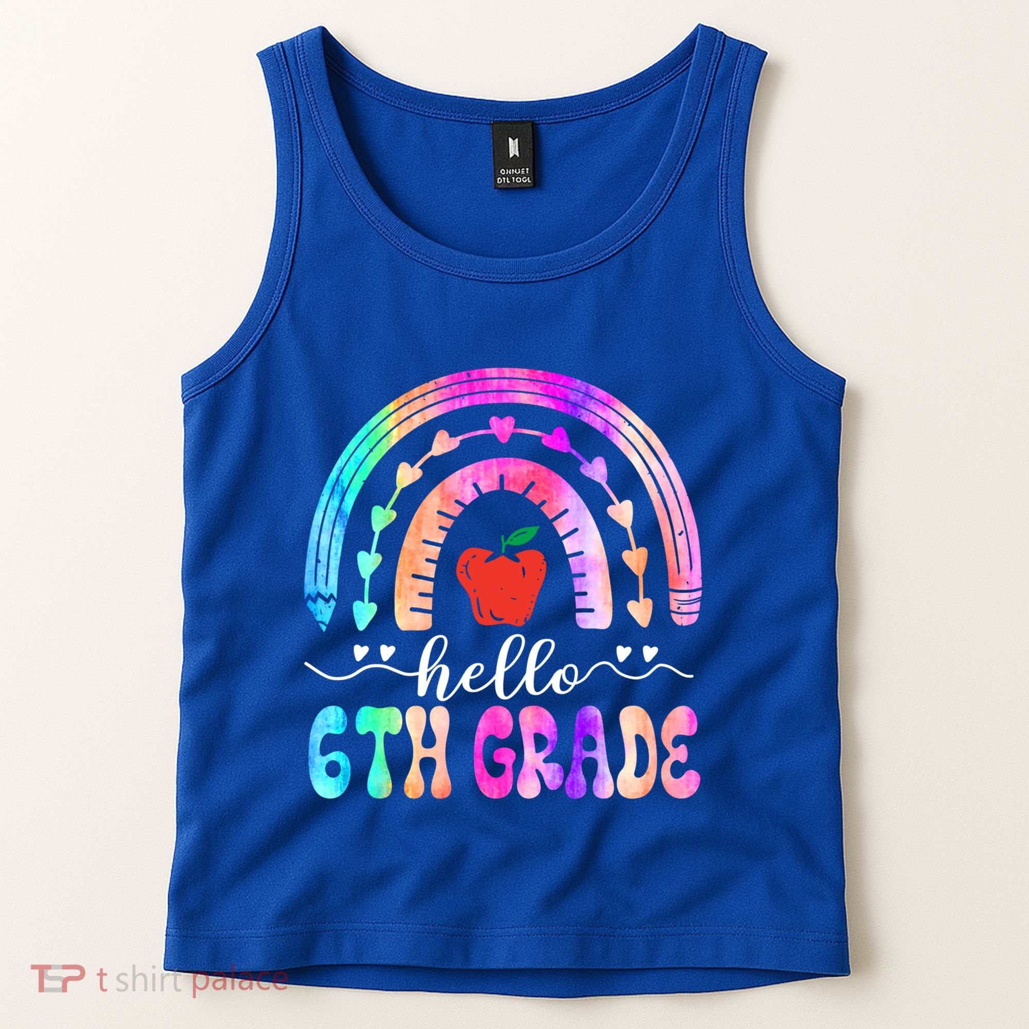 Hello Sixth Grade Back To School 6Th Grade Squad Teacher Great Gift Tank Top