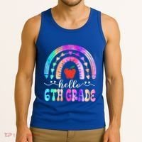 Hello Sixth Grade Back To School 6Th Grade Squad Teacher Great Gift Tank Top thumb 3