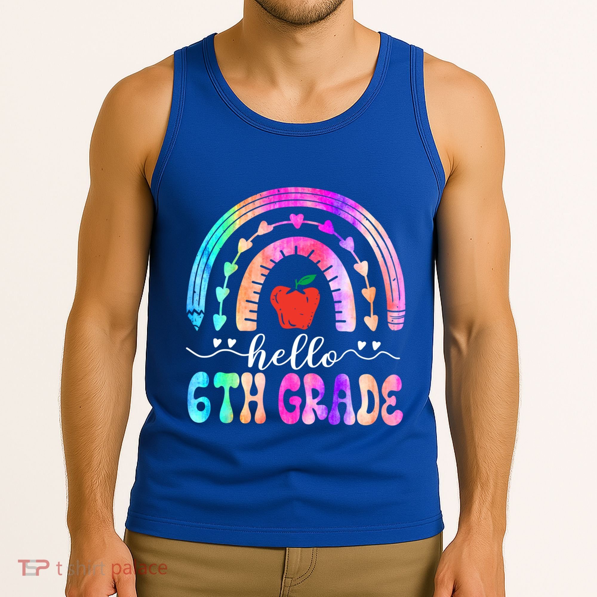 Hello Sixth Grade Back To School 6Th Grade Squad Teacher Great Gift Tank Top