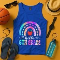 Hello Sixth Grade Back To School 6Th Grade Squad Teacher Great Gift Tank Top thumb 4