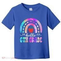 Hello Sixth Grade Back To School 6Th Grade Squad Teacher Great Gift Toddler T-Shirt thumb 0