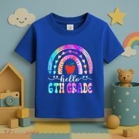 Hello Sixth Grade Back To School 6Th Grade Squad Teacher Great Gift Toddler T-Shirt thumb 3