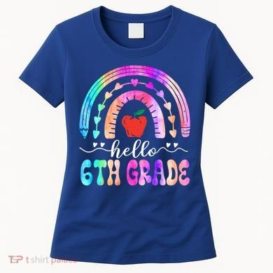 Hello Sixth Grade Back To School 6Th Grade Squad Teacher Great Gift Women's T-Shirt