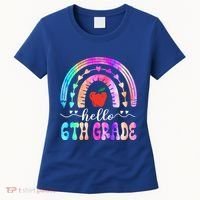 Hello Sixth Grade Back To School 6Th Grade Squad Teacher Great Gift Women's T-Shirt thumb 0