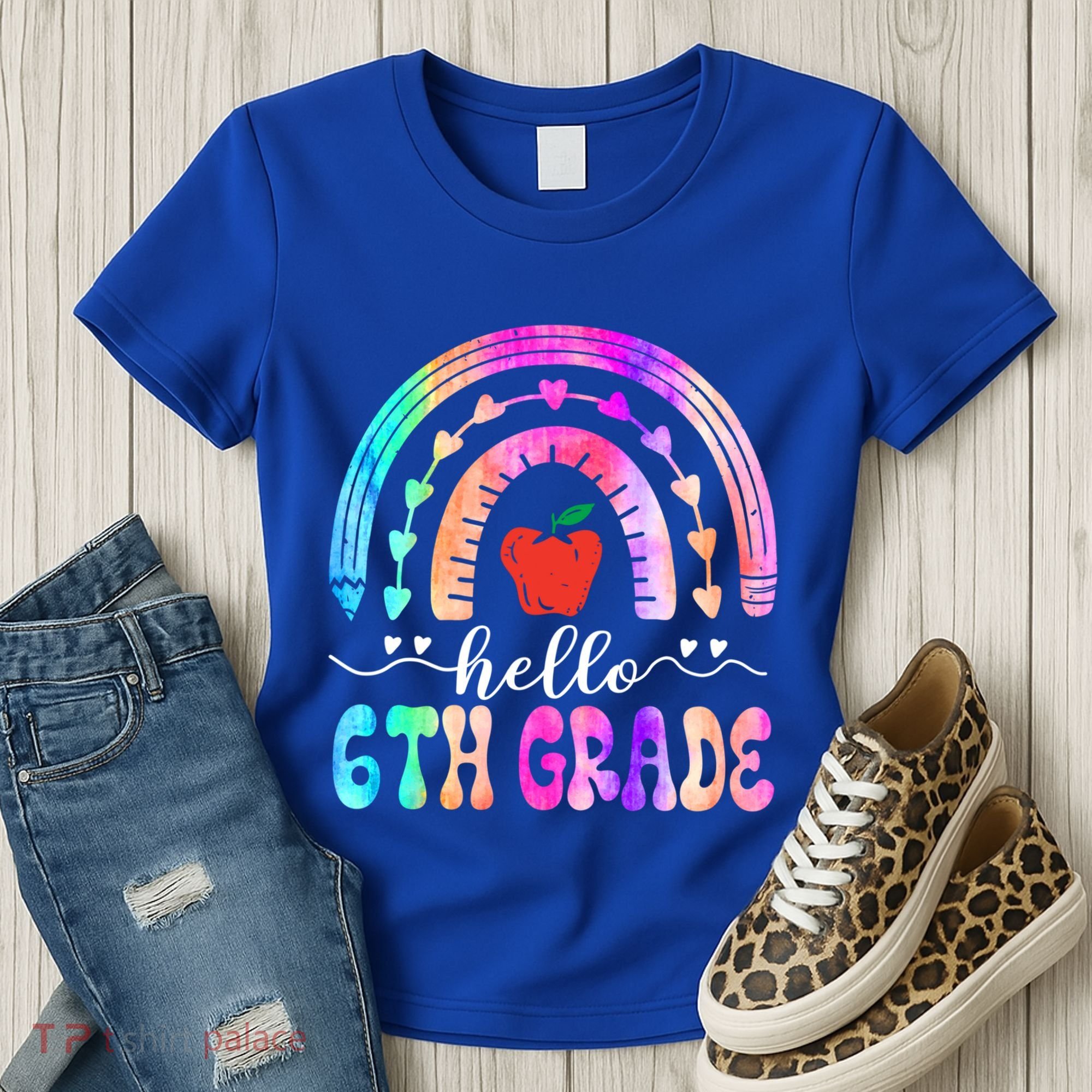 Hello Sixth Grade Back To School 6Th Grade Squad Teacher Great Gift Women's T-Shirt