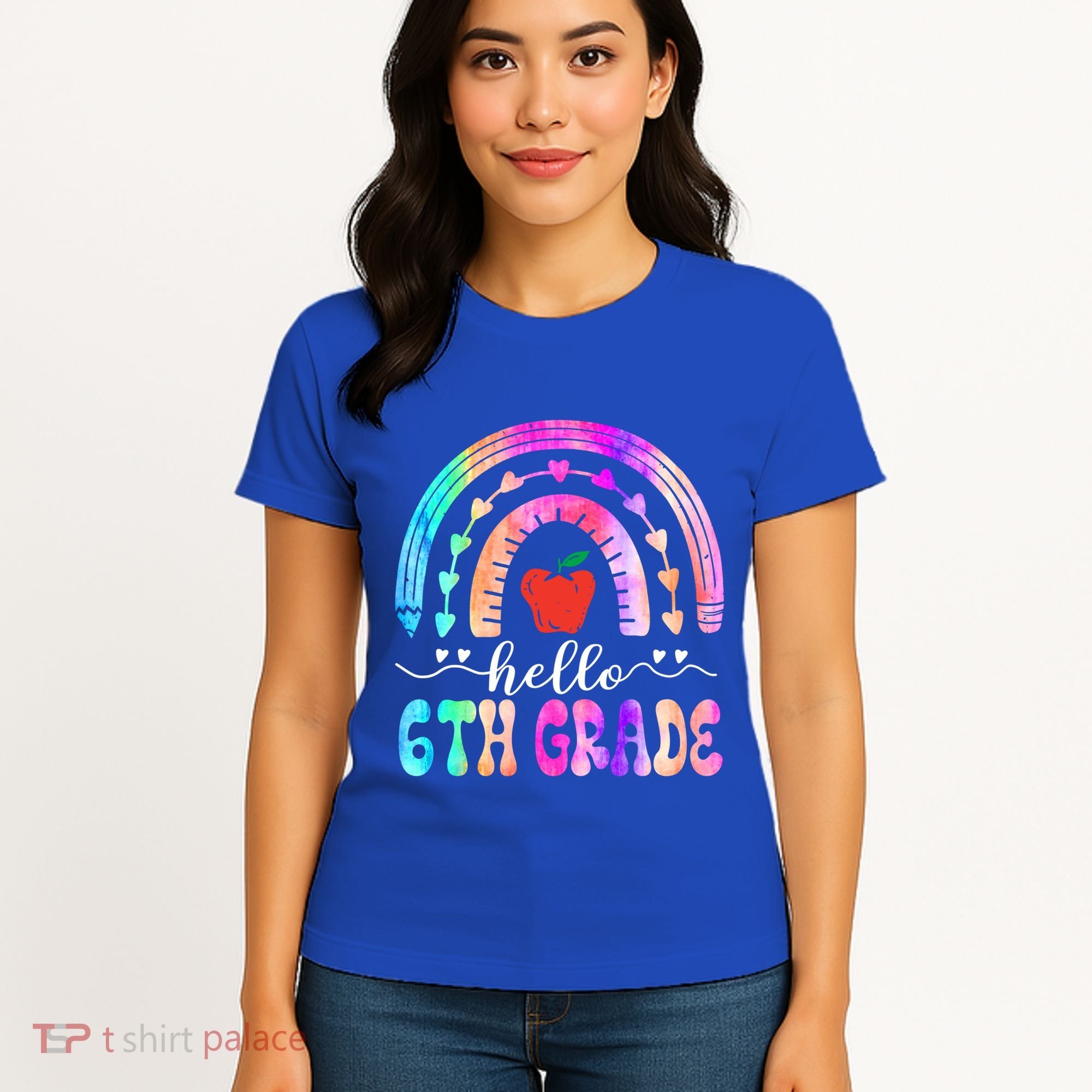Hello Sixth Grade Back To School 6Th Grade Squad Teacher Great Gift Women's T-Shirt
