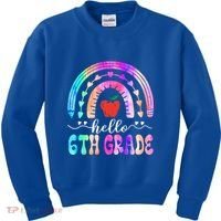 Hello Sixth Grade Back To School 6Th Grade Squad Teacher Great Gift Kids Sweatshirt thumb 0
