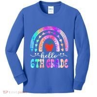 Hello Sixth Grade Back To School 6Th Grade Squad Teacher Great Gift Kids Long Sleeve Shirt thumb 0