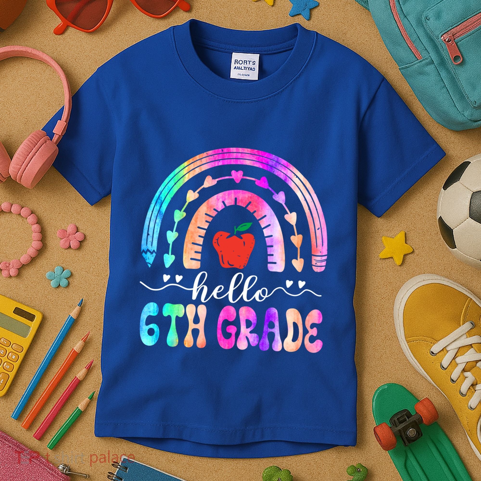 Hello Sixth Grade Back To School 6Th Grade Squad Teacher Great Gift Kids T-Shirt