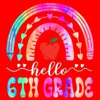 Hello Sixth Grade Back To School 6Th Grade Squad Teacher Great Gift Santa Hat thumb 1