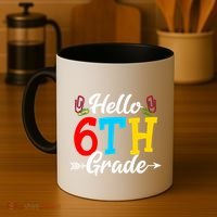 Hello Sixth Grade Happy First Day Of School Student Great Gift Coffee Mug thumb 4