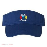Hello Sixth Grade Happy First Day Of School Student Great Gift Visor thumb 0