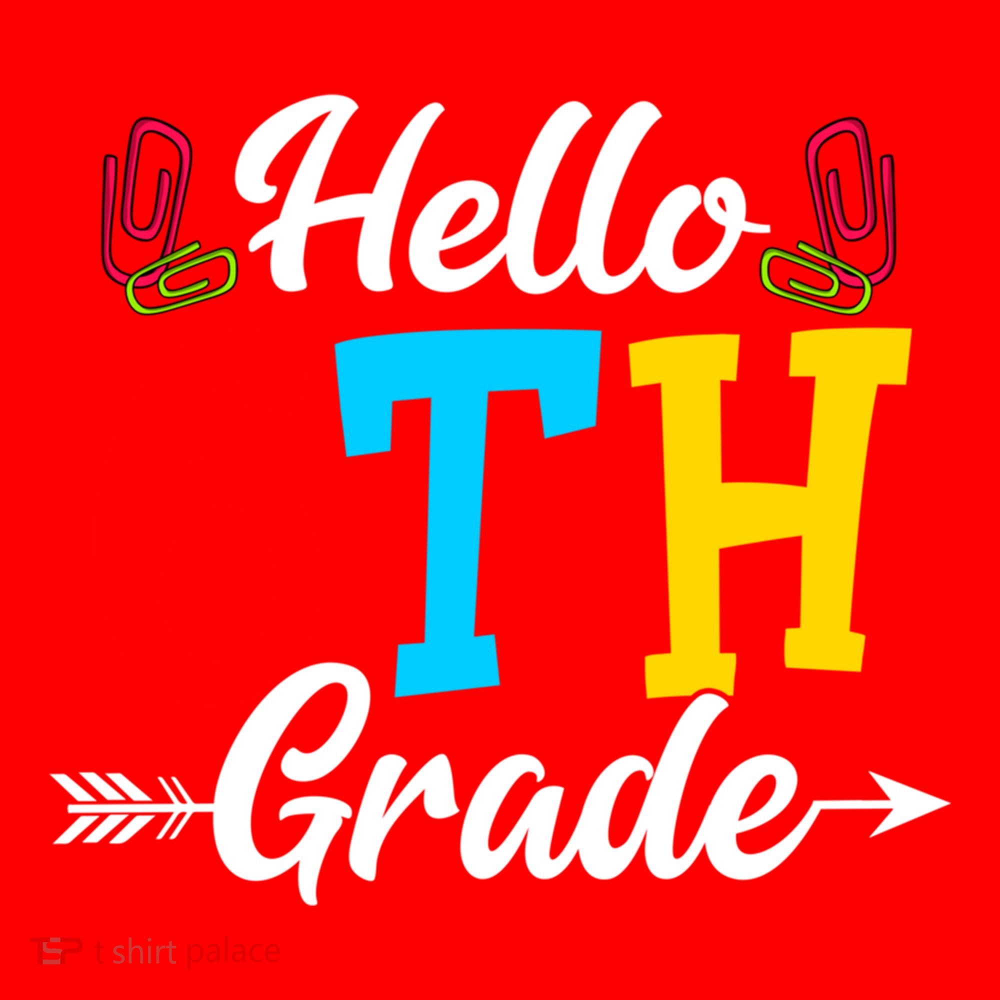 Hello Sixth Grade Happy First Day Of School Student Great Gift Santa Hat