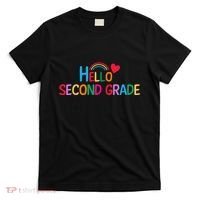 Hello Second Grade Team 2nd Grade Back To School Teacher T-Shirt thumb 0