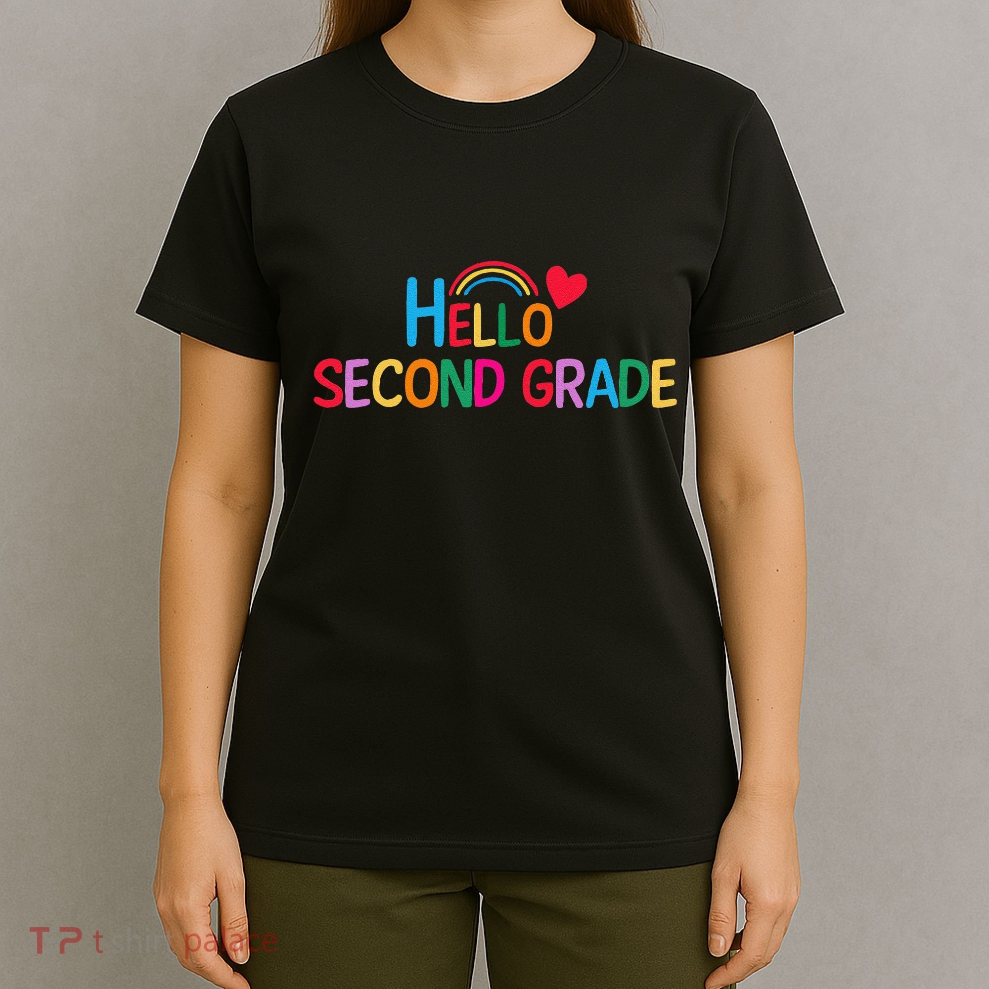 Hello Second Grade Team 2nd Grade Back To School Teacher T-Shirt