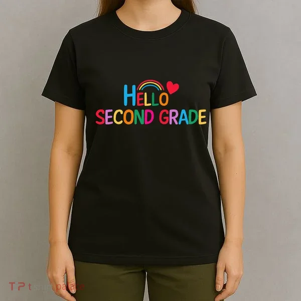 Hello Second Grade Team 2nd Grade Back To School Teacher T-Shirt