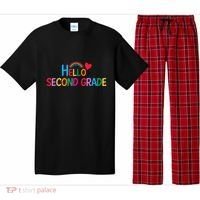 Hello Second Grade Team 2nd Grade Back To School Teacher Pajama Set thumb 0