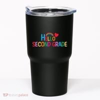 Hello Second Grade Team 2nd Grade Back To School Teacher Tumbler thumb 0