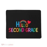 Hello Second Grade Team 2nd Grade Back To School Teacher Mousepad thumb 0