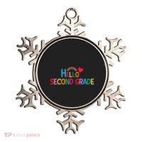 Hello Second Grade Team 2nd Grade Back To School Teacher Ornament thumb 0