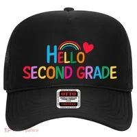 Hello Second Grade Team 2nd Grade Back To School Teacher Hat thumb 0
