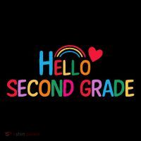 Hello Second Grade Team 2nd Grade Back To School Teacher Kids Sweatshirt thumb 2