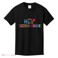 Hello Second Grade Team 2nd Grade Back To School Teacher Kids T-Shirt thumb 0
