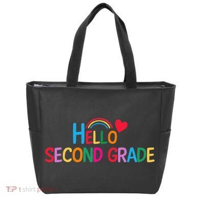 Hello Second Grade Team 2nd Grade Back To School Teacher Tote Bag