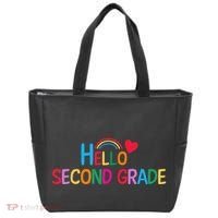 Hello Second Grade Team 2nd Grade Back To School Teacher Tote Bag thumb 0