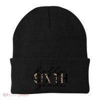 Hello Sixth Grade Leopard 6Th Grade Gift Back To School Gift Beanie thumb 0
