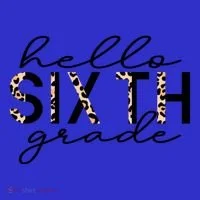 Hello Sixth Grade Leopard 6Th Grade Gift Back To School Gift Toddler Hoodie thumb 2