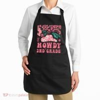 Howdy Second Grade Western Cowgirls 2nd Grade Squad Teacher Apron thumb 2
