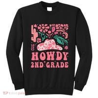 Howdy Second Grade Western Cowgirls 2nd Grade Squad Teacher Sweatshirt thumb 0