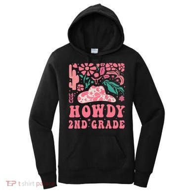 Howdy Second Grade Western Cowgirls 2nd Grade Squad Teacher Women's Hoodie