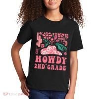 Howdy Second Grade Western Cowgirls 2nd Grade Squad Teacher Kids T-Shirt thumb 2