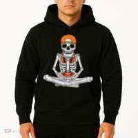 Halloween Skeleton Gamer Video Gaming Boys Hoodie thumb 2