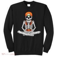 Halloween Skeleton Gamer Video Gaming Boys Sweatshirt thumb 0