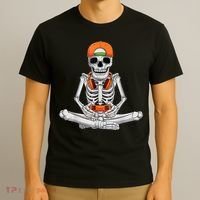 Halloween Skeleton Gamer Video Gaming Boys T-Shirt thumb 3