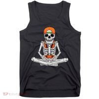 Halloween Skeleton Gamer Video Gaming Boys Tank Top thumb 0