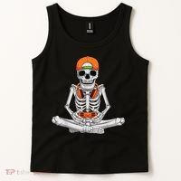 Halloween Skeleton Gamer Video Gaming Boys Tank Top thumb 2