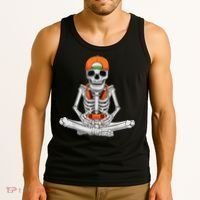 Halloween Skeleton Gamer Video Gaming Boys Tank Top thumb 3