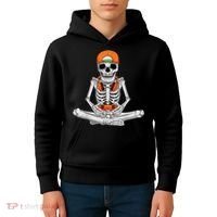 Halloween Skeleton Gamer Video Gaming Boys Kids Hoodie thumb 4